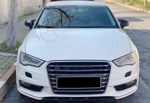 Audi A3 8V 2013-2019 fényes fekete Batman stílusú tükörborítások - Img 5