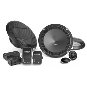 Audison Prima APK 165 2Ω autós hangszórókészlet, 2-utas rendszer, 165 mm, 100 W RMS, 2Ω, 4 hangszóróból álló készlet