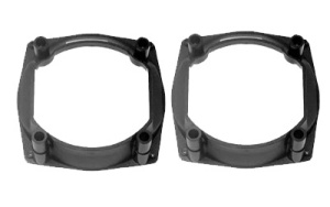 Autó hangszóró adapter gyűrű Cikkszám: 20.438 Renault Clio 2 1998-2004 Hátsó 130mm