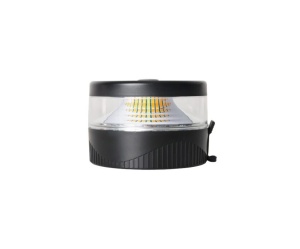 Autójelző, LED, vezeték nélküli, újratölthető akkumulátorral és mágnessel, 12V-24V