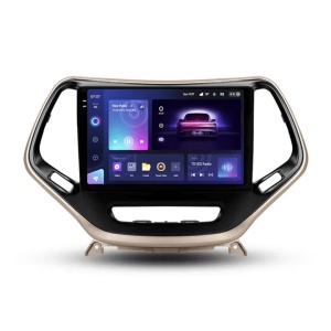 Autós navigáció Teyes CC3 2K Jeep Cherokee 5 2015-2018 4+64GB 10.36" QLED Octa-core 2Ghz, Android 4G Bluetooth 5.1 DSP
