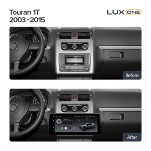 Autós navigáció Teyes Lux One Volkswagen Touran 1 2003-2010 4+32GB 12.3" IPS Octa-core 2Ghz, Android 4G Bluetooth 5.1 DSP - Img 3