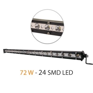 Bară Led Auto Off Road - 72W - 24 SMD LED