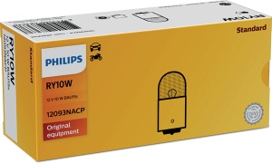 BEC AUXILIAR RY10W 12V SET 10 BUC VISION PHILIPS - Img 3