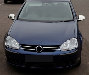 Capace cromate de oglinda compatibil VW Passat B5.5 2004-2005, cu semnalizare in oglinda, inox - Img 4