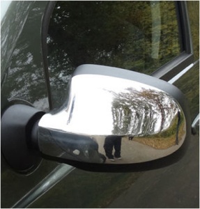 Capace inox oglinda Dacia Duster 2012-2017, inox - Img 2