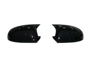 Capace oglinda compatibile cu VW JETTA 2005-2010 Negru lucios Batman Style