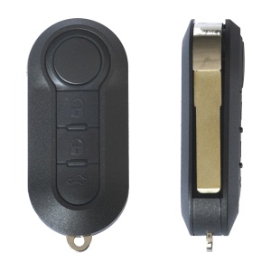 CARCASA CHEIE CONTACT PENTRU FIAT 500 (2007-) / BRAVO / GRANDE PUNTO 3 BUTOANE, CU CHEIE - Img 2