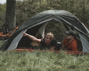 Cort camping tip cupola pentru 3 persoane, 280x230x120 cm, Easy Camp Tent Rondane 3 - Img 7