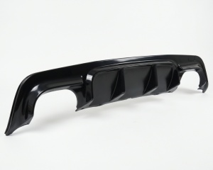 Difuzor Bara Spate cu Evacuare Dubla dreapta si stanga compatibil cu BMW Seria 5 E60 2003-2010, negru lucios