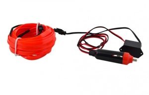 Fir cu neon 2 Metri, 12V culoare rosie