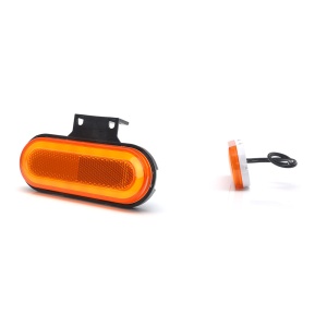 HELYSZÍN LÁMPA LED 1399 W198, 12V-24V, NARANCS SZÍNŰ VOLT