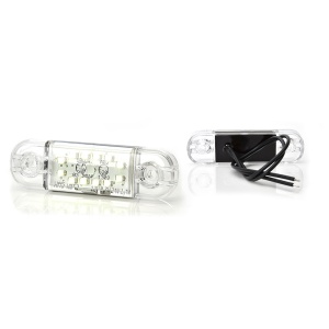 HELYZETJELZŐ LÁMPA LED 716 W97.3, 12V-24V, FEHÉR VOLT HELYZETJELZŐ