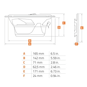 Hertz Cento CX 165 autós hangszórók, 2-utas koaxiális szett, 165 mm, 70 W RMS, 4 Ω, 2 hangszóró - Img 7