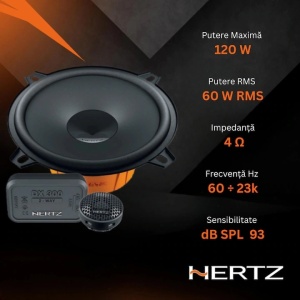 Hertz Dieci DSK 130.3 autós hangszórók, 2-utas rendszer szett, 130mm, 60W RMS, 4Ω, 4 hangszóró + tartozékok - Img 6