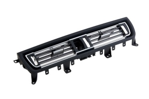 Központi szellőzőrács, kompatibilis a BMW 5-ös széria F10 F11 2010-2017 modellekkel, fekete és krómozott
