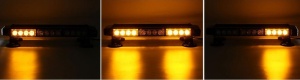 Mini Rampa Girofar lungime 53 cm, LED, cu magnet, culoare portocalie - Img 5