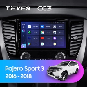Navigatie Auto cu Asistenta AI Teyes CC4 PRO Mitsubishi Pajero Sport 3 2016-2018 8+128GB 9.5" QLED, Android 13, 5G, 7.1 DSP, CarPlay - Img 2