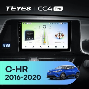 Navigatie Auto Teyes CC4L DTS Toyota C-HR 2016-2023 6+64GB 9" QLED Qualcomm 2Ghz, Android 4G Bluetooth 5.1 DSP - Varianta A