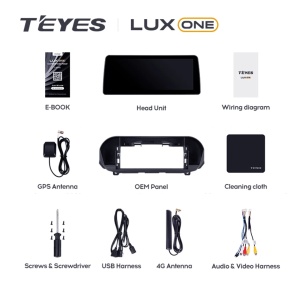 Navigatie Auto Teyes Lux One Hyundai Santa Fe 4 2018-2020 4+32GB 12.3" IPS Octa-core 2Ghz, Android 4G Bluetooth 5.1 DSP - Img 6