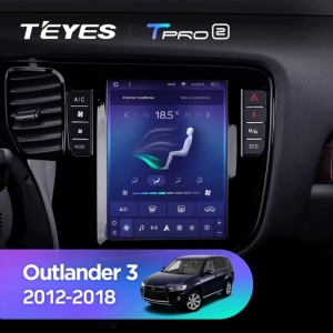 Navigatie Auto Teyes Tip Tesla TPRO 2 Mitsubishi Outlander 3 2013-2018 3+32GB 9.7" QLED Octa-core 1.8Ghz, Android 4G Bluetooth 5.1 DSP - Img 3