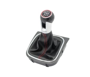 Nuca schimbator viteze si manson compatibil VW Golf 5 V, 6 VI 2004-2012, 6 viteze, GTI Design - Img 8