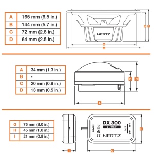 Pachet Difuzoare auto Hertz Dieci DSK 165.3 si Insonorizant auto STP Crystal Pro, set sistem 2 căi, 165mm, 80W RMS, 4Ω, 4 difuzoare + accesorii - Img 4