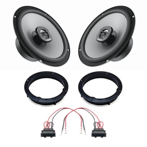 Pachet difuzoare auto Hertz Uno dedicat usi spate Skoda Fabia 2014-2021, RMS 55W
