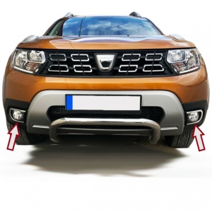 Rozsdamentes acél díszek a fényszórókhoz, kompatibilisek a Dacia Duster II 2018-> modellekkel - Img 5