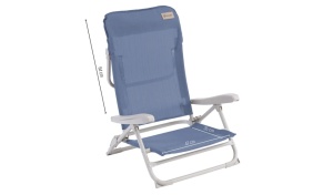 Scaun pliabil si sezlong pentru camping, plaja, pescuit sau gradina, Outwell Seaford Ocean Blue, culoare albastru, pentru copii - Img 2