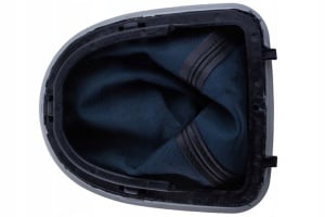 Seat LEON II 2006-2012 modellekhez kompatibilis, fekete műbőr hüvellyel ellátott autó váltógomb, 6 sebességes - Img 4