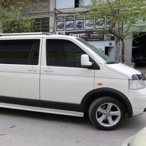 Set 11 bandouri laterale compatibile VW T5 Transporter Caravelle Multivan 2003-2009, caroserie lunga - Img 3