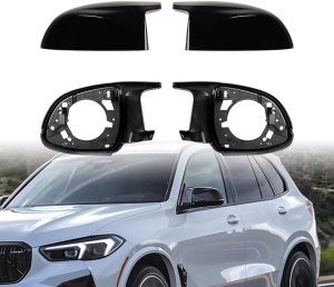 Set 2 Capace Oglinzi BMW X5 G05 2018–2023, Tip M, Batman, Prindere cu Clipsuri , CED AUTO TRADE - Img 2