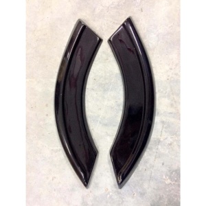 Set 2 ornamente prelungire bara spate Seat Leon 3 III 2012-2020, negru lucios - Img 2