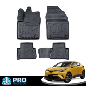 Set covorase auto cauciuc Toyota C-HR 2016-2022, forma tavita 3D - Img 4