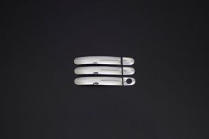 Set ornamente cromate manere portiere compatibile VW T6 2015-2020, pentru 3 manere