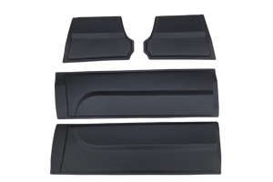 Set Protectii laterale pentru usi compatibile VW Amarok 2010->, plastic ABS, calitate Premium - Img 7
