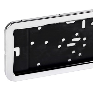 Suport numar auto metalic cromat compatibil cu VW - Img 2