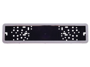 Suport numar auto metalic cromat compatibil cu VW - Img 4