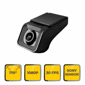 Teyes AR DVR autós kamera, Full HD 1080P, 170°-os látószög, éjjellátó