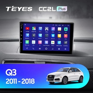 Teyes CC2 Plus autós navigáció, Split, Audi Q3 8U, 2011-2018, 2+32GB, 9" QLED, Octa-core, 1.8Ghz, Android, 4G, Bluetooth 5.1, DSP - Img 2