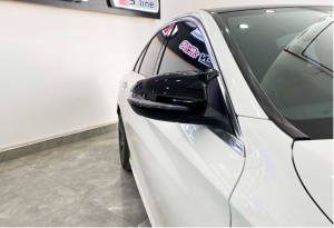 Tükörborítások, kompatibilisek a Mercedes C-osztály W205 2014-2020 fényes fekete Batman stílusú modelljeivel - Img 3