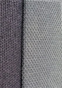 Univerzális autósüléshuzat-készlet, első-hátsó, jacquard, fekete és szürke - Img 2