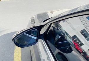 VW Jetta 2010-2017 fényes fekete, Batman stílusú tükörborítások - Img 5