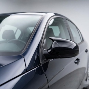 VW Passat B6 2005-2010 fényes fekete Batman stílusú tükörborítások - Img 2