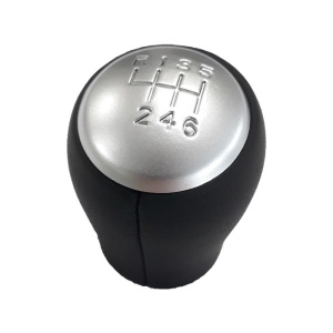 6 sebességes váltógomb, kompatibilis a NISSAN Qashqai 2006-2013, Juke 2010-2017, X-Trail 2007-2013 modellekkel, műbőr - Img 2