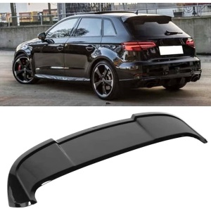 AUDI A3 8V 2012-2020 ferdehátú modellhez kompatibilis csomagtartó spoiler, fényes fekete - Img 3