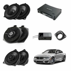 Audison Plug&Play audiorendszer csomag BMW K4E X4M-hez + AP 8.9bit 520W erősítő + Dedikált csatlakozási lehetőségek