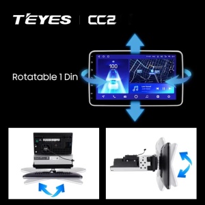 Automatikus navigáció Teyes CC2L Plus Forgatható képernyő 2+32GB 10.2" IPS Négymagos 1.3 GHz, Android, Bluetooth, DSP - Img 3