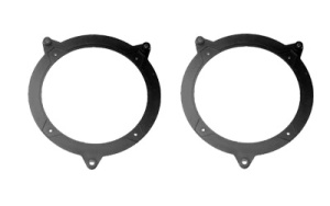 Autós hangszóró adapter gyűrűk Cikkszám: 20.449 BMW 3-as széria E46 1997-2006 Első 130mm
